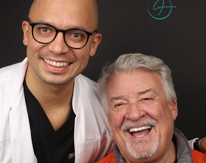 Greggory and Dr. Silfa laughing together