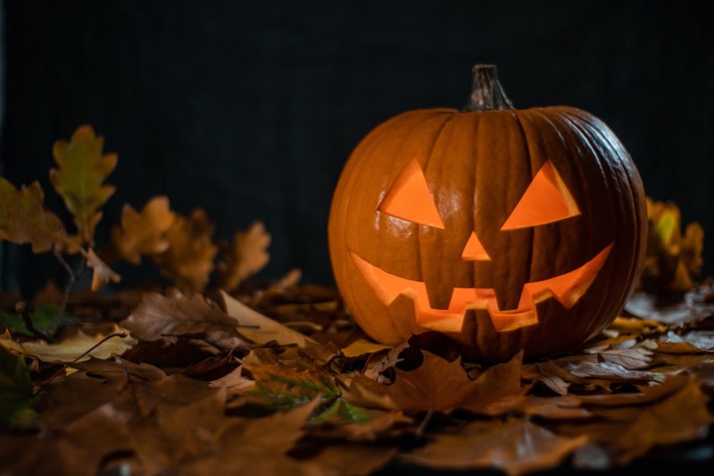 Jack-o-lantern grins